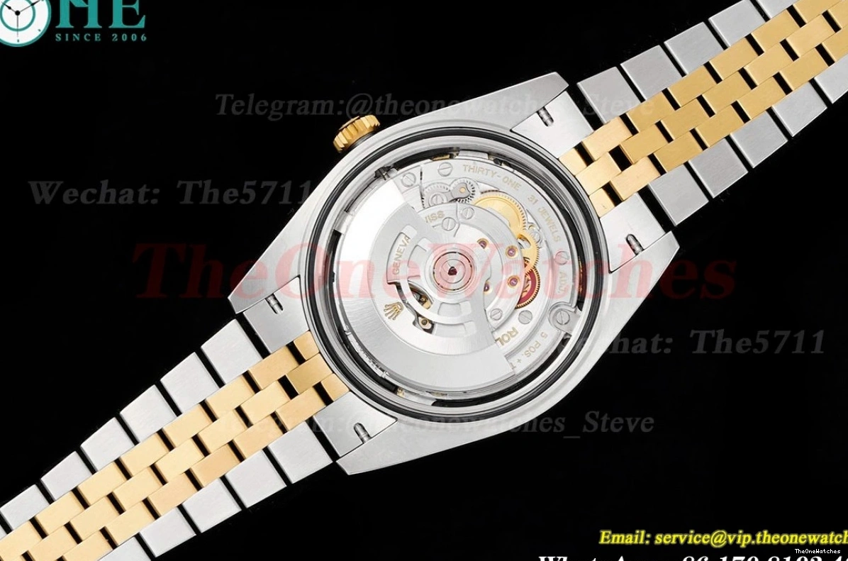 King 126333 VR3235 YG Datejust Gold SS Jubilee 904L 41mm Stk 0417